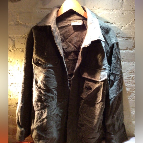 UnisexBoy Scout WOOL green shacket Jacket